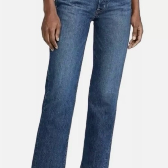 Re/Done high rise ankle crop jeans - Picture 2 of 10